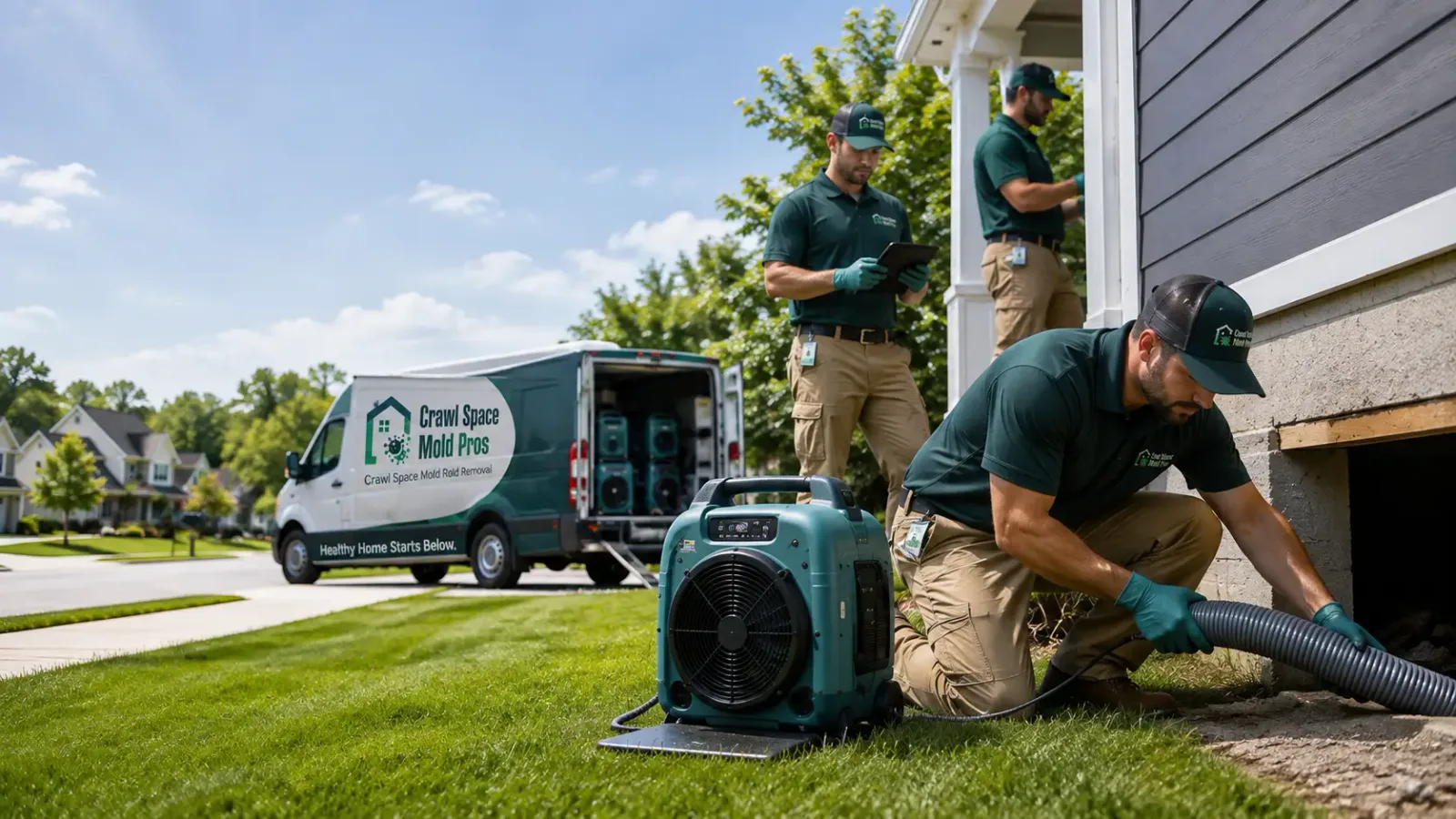 Crawl Space Mold Removal in Springville, NY